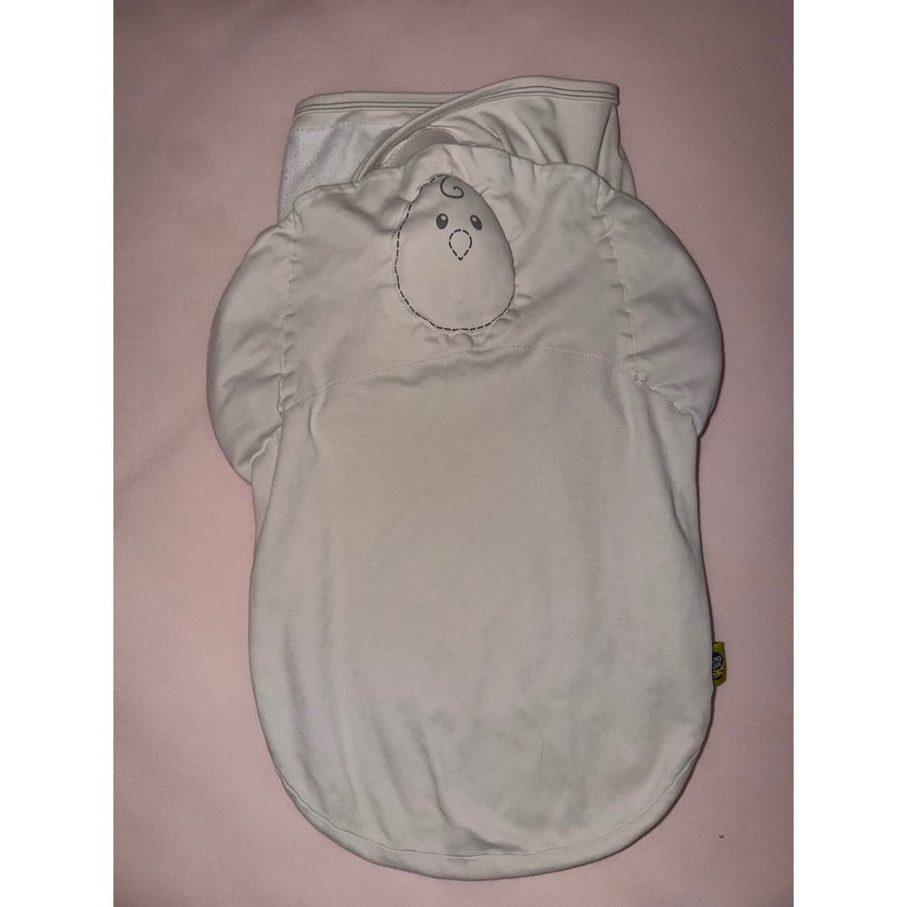 Nested Bean Zen Swaddle Classic Cream Cotton Weighted Baby Swaddle 0-6M 7-18lbs